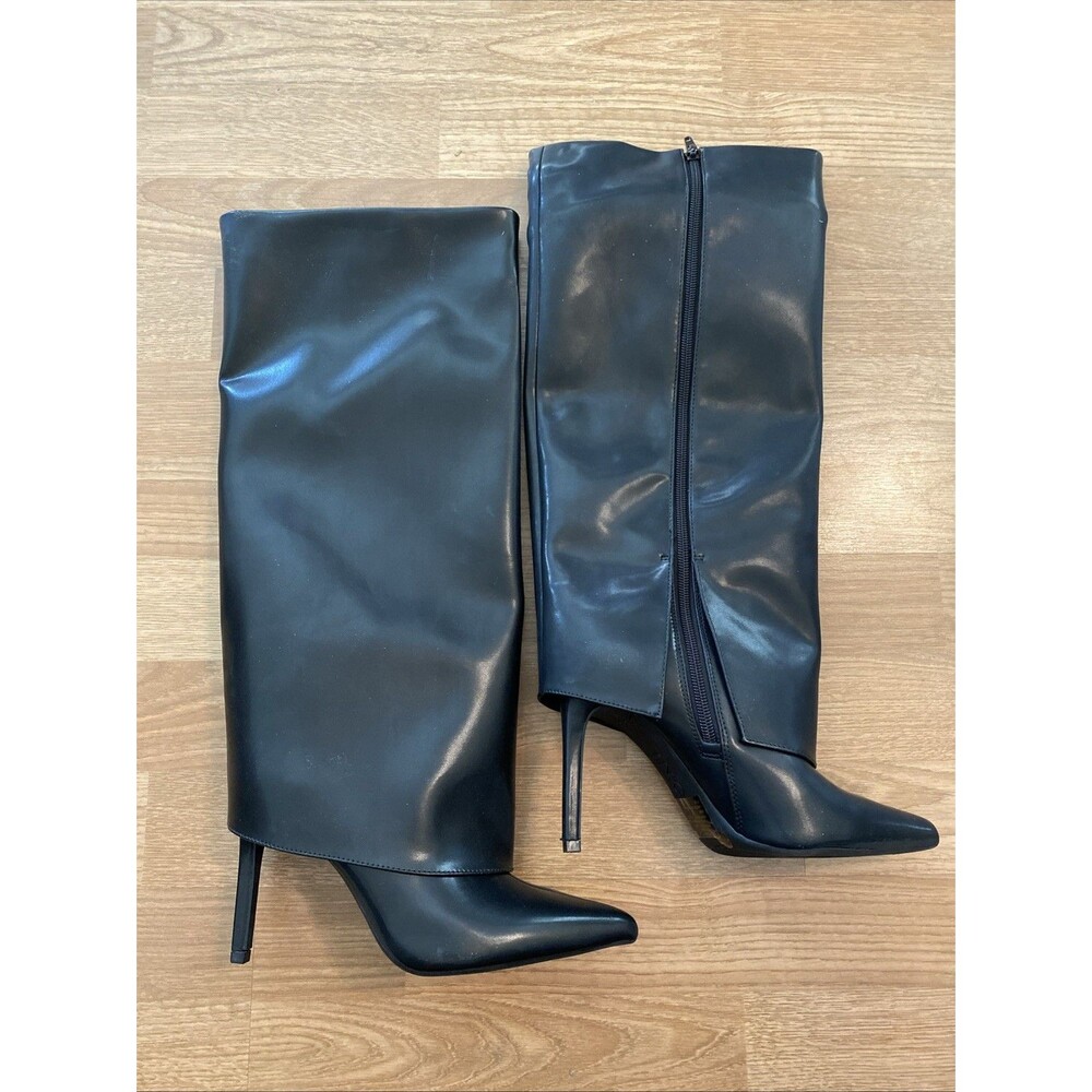 I.N.C. International Concepts Skylar Fold Over Cuffed Knee High Boots Size 6M - Picture 5 of 11